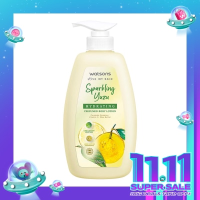 WATSONS Watsons Sparkling Yuzu Hydrating Perfume Body Lotion 550ml
