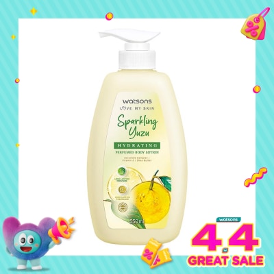 WATSONS - Watsons Sparkling Yuzu Hydrating Perfume Body Lotion 550ml