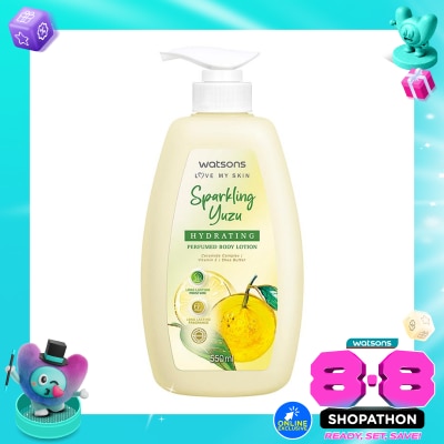 WATSONS COLLECTION - Watsons Sparkling Yuzu Hydrating Perfume Body Lotion 550ml image