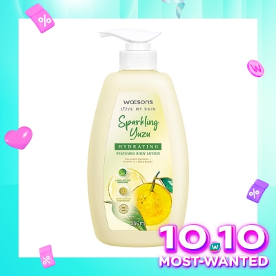 WATSONS Watsons Sparkling Yuzu Hydrating Perfume Body Lotion 550ml
