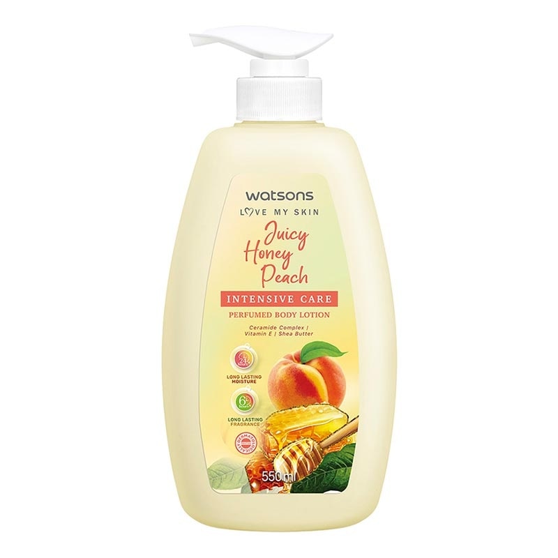 Watsons Juicy Honey Peach Intensive Care Perfurmed Body Lotion 550ml