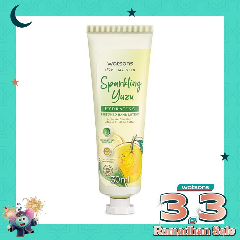Watsons Sparkling Yuzu Hydrating Perfumed Hand Lotion 30ml