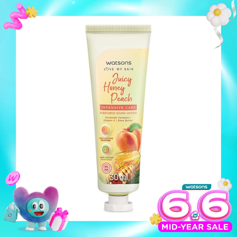 Watsons Juicy Honey Peach Intensive Care Perfurmed Hand Lotion 30ml