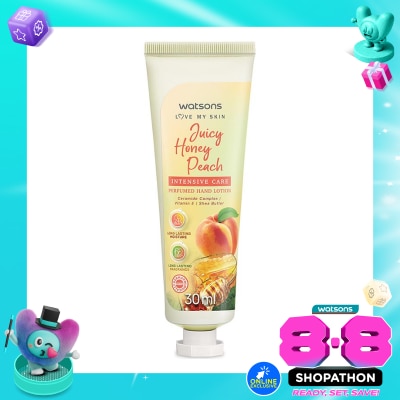 WATSONS - Watsons Juicy Honey Peach Intensive Care Perfurmed Hand Lotion 30ml image