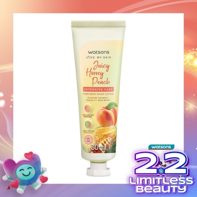 WATSONS Watsons Juicy Honey Peach Intensive Care Perfurmed Hand Lotion 30ml