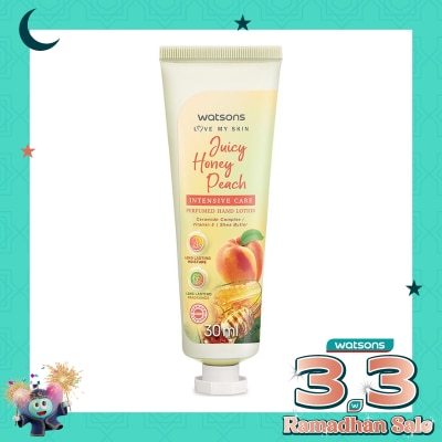 WATSONS Watsons Juicy Honey Peach Intensive Care Perfurmed Hand Lotion 30ml