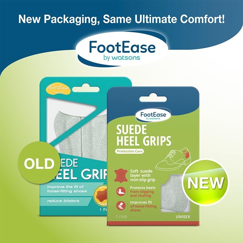 Footease by Watsons Suede Heel Grip 1 Pair