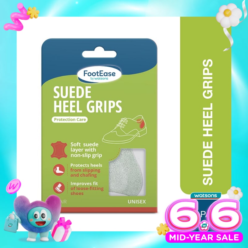 Footease by Watsons Suede Heel Grip 1 Pair