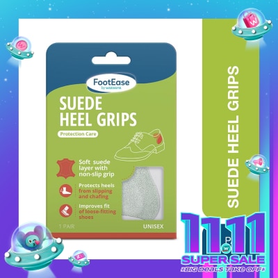 FOOTEASE BY WS Footease by Watsons Suede Heel Grip 1 Pair