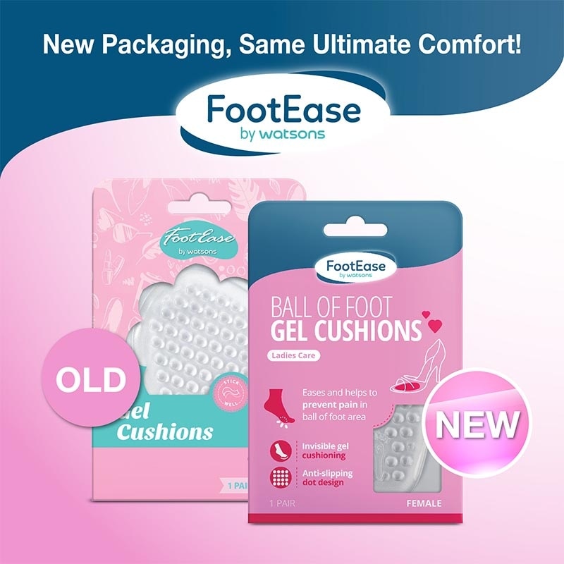 Footease by Watsons Ball Foot Gel Cushions 1 Pair