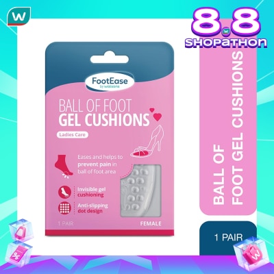 FOOTEASE BY WS Footease by Watsons Ball Foot Gel Cushions 1 Pair