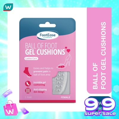 FOOTEASE BY WS Footease by Watsons Ball Foot Gel Cushions 1 Pair