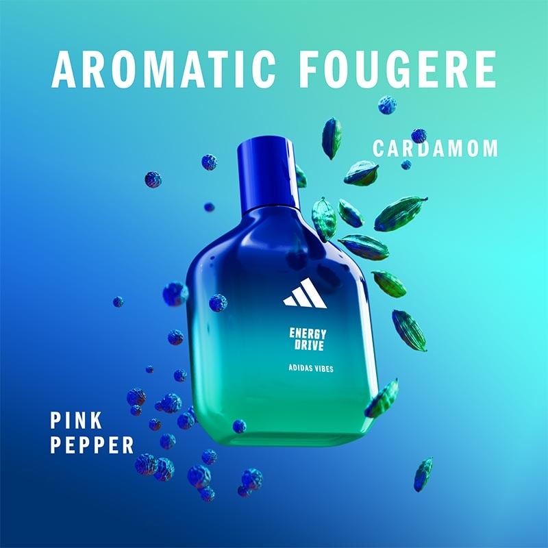 Adidas Vibes Energy Drive Eau De Parfum 100ml image