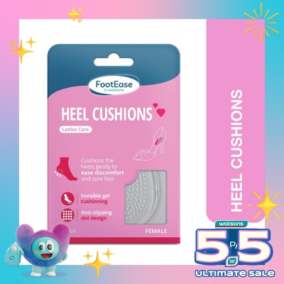 FOOTEASE BY WS - Footease by Watsons Heel Cushions 1 Pair