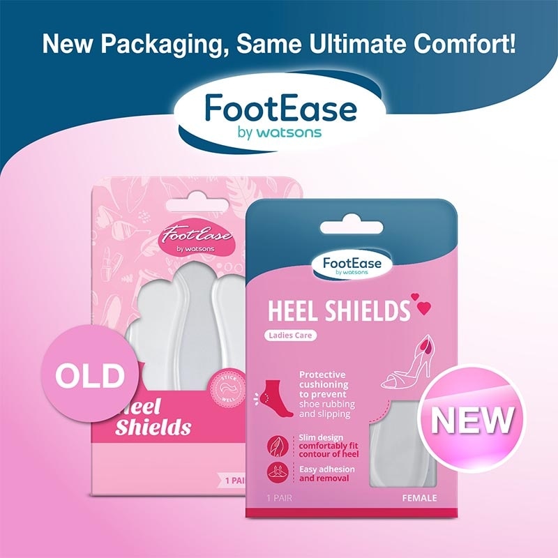 Footease by Watsons Heel Shields 1 Pair