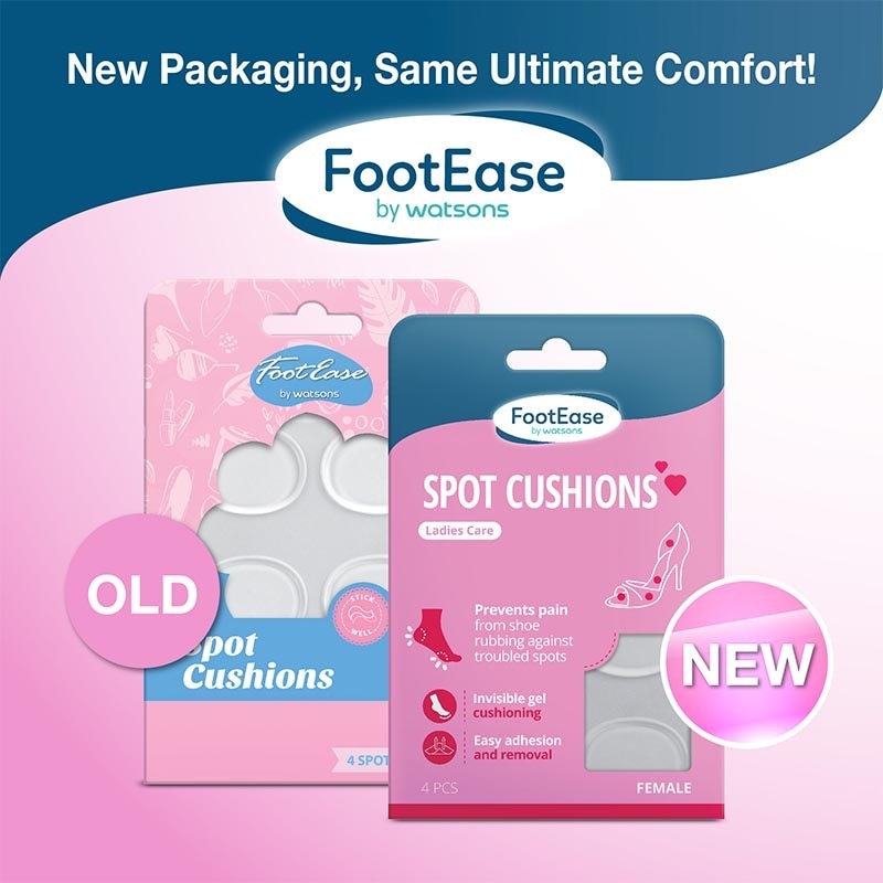 Footease by Watsons Spot Cushions 4'S