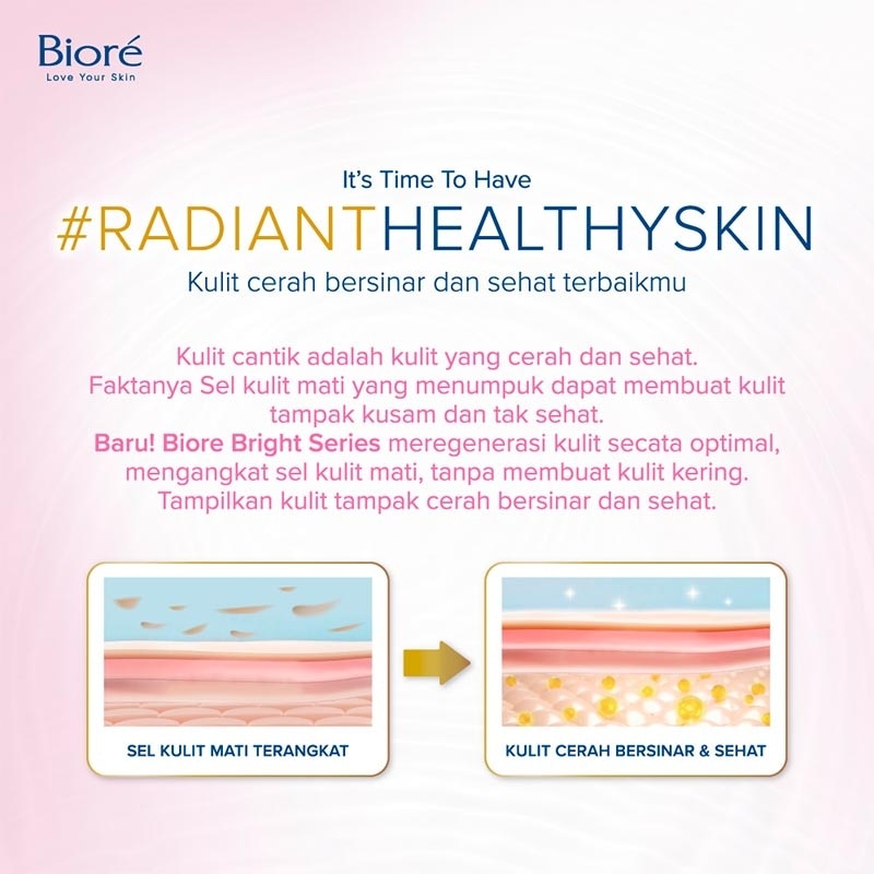 Bright Body Foam Sabun Mandi Cair Lovely Sakura Pouch 800ml