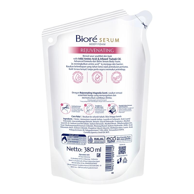 Serum Sabun Mandi Cair Rejuvenating Pouch 380ml