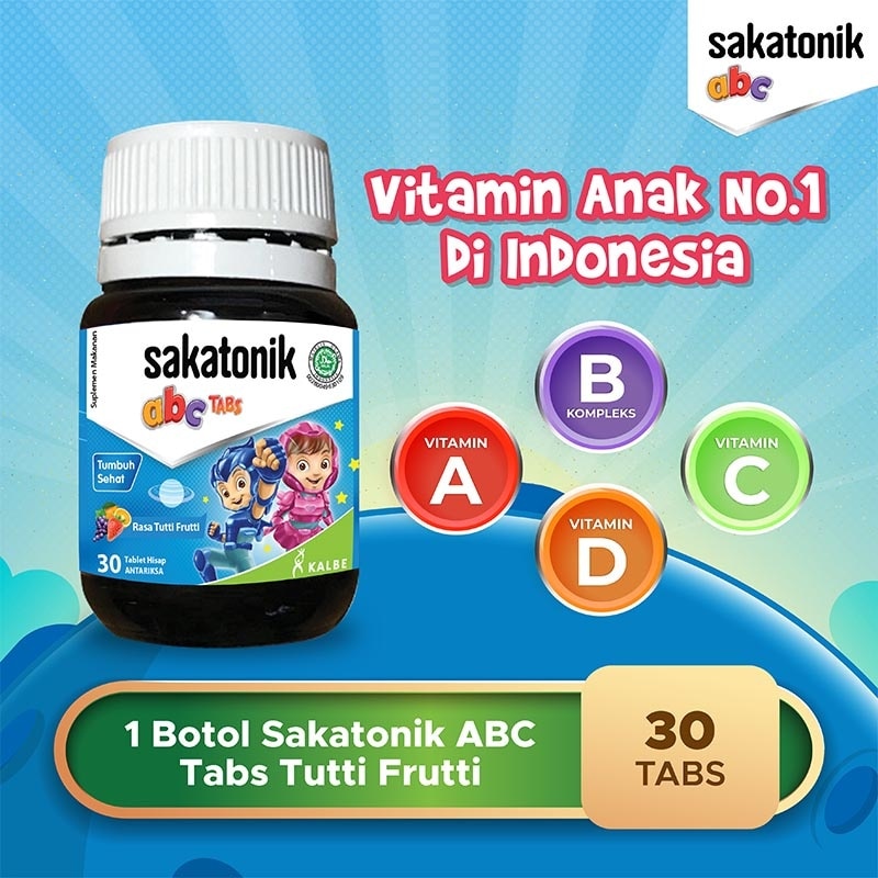 Sakatonik ABC Tutti Frutti Botol 30'S