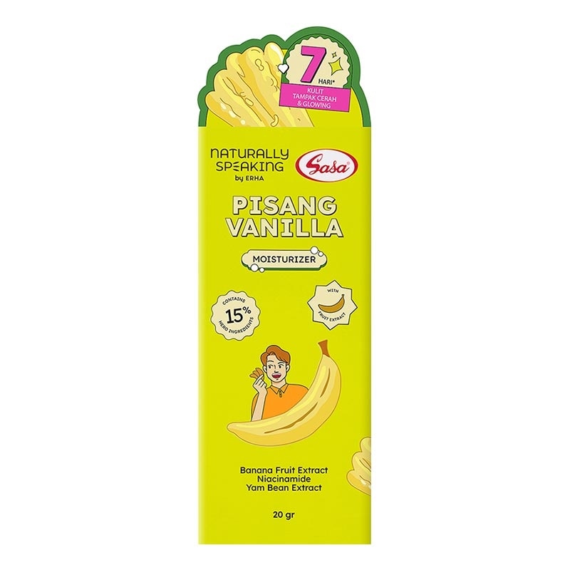 Naturally Speaking x SASA Pisang Vanilla Moisturizer 20g