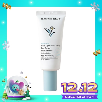 FROM THIS ISLAND From This Island White Tea Ultra Light Protective Sun Serum 35ml