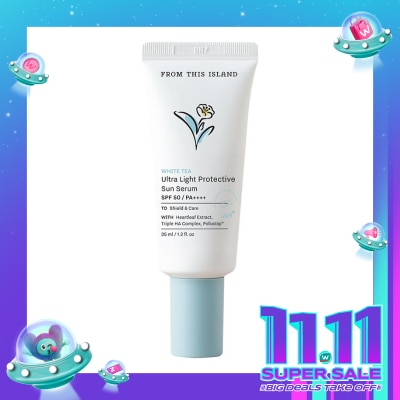 FROM THIS ISLAND From This Island White Tea Ultra Light Protective Sun Serum 35ml