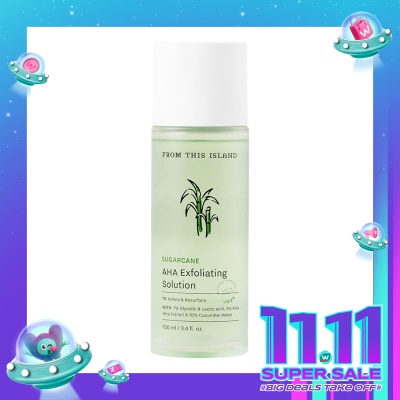 FROM THIS ISLAND From This Island Sugarcane AHA Exfoliating Solution 100ml