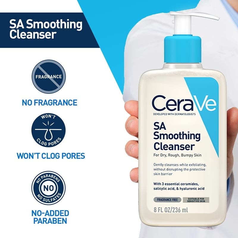 Cerave SA Smoothing Cleanser 236ml