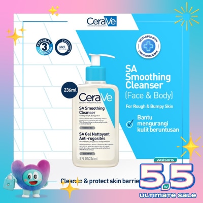 CERAVE - Cerave SA Smoothing Cleanser 236ml