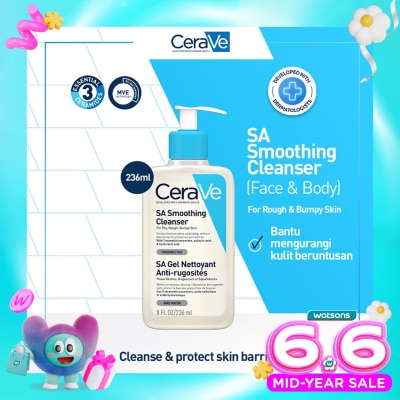 CERAVE - Cerave SA Smoothing Cleanser 236ml