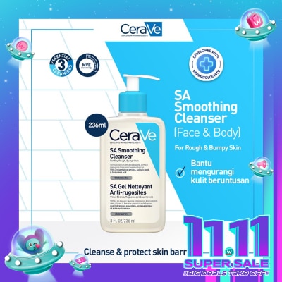 CERAVE Cerave SA Smoothing Cleanser 236ml