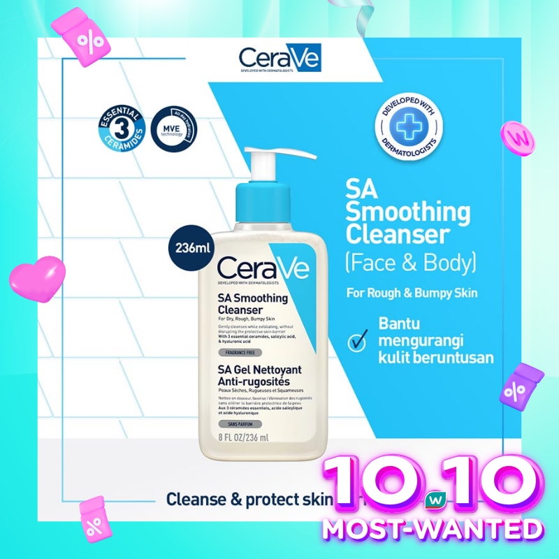 Cerave SA Smoothing Cleanser 236ml