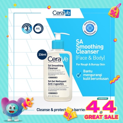 CERAVE - Cerave SA Smoothing Cleanser 236ml