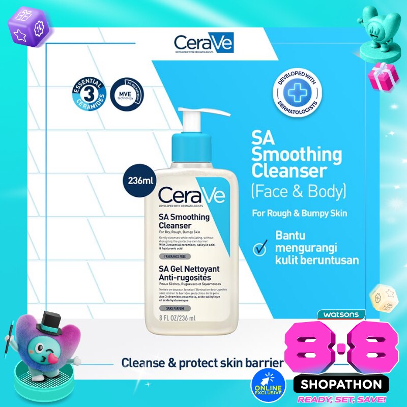 Cerave SA Smoothing Cleanser 236ml image