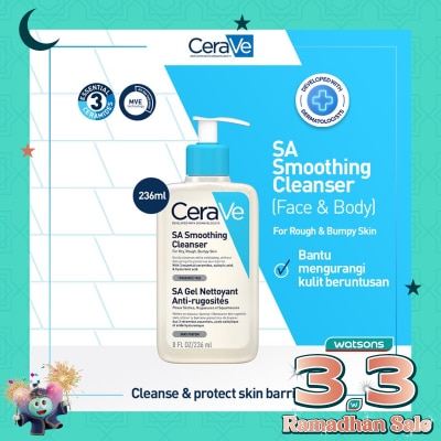 CERAVE Cerave SA Smoothing Cleanser 236ml