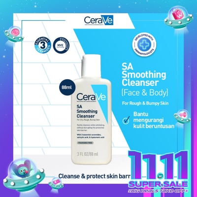 CERAVE Cerave SA Smoothing Cleanser 88ml