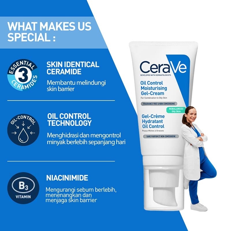 Cerave Oil Control Moisturizing GelCream 52ml