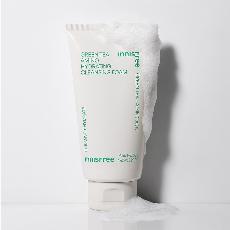 Innisfree Green Tea Amino Hydrating Cleansing Foam 150g