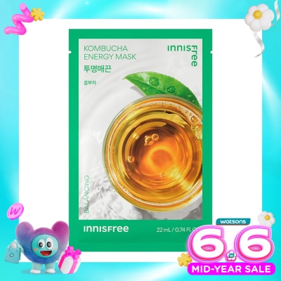 INNISFREE - Innisfree Kombucha Energy Mask 22ml