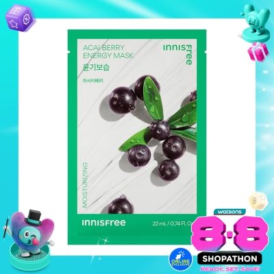 INNISFREE - Innisfree Acai Berry Energy Mask 22ml image