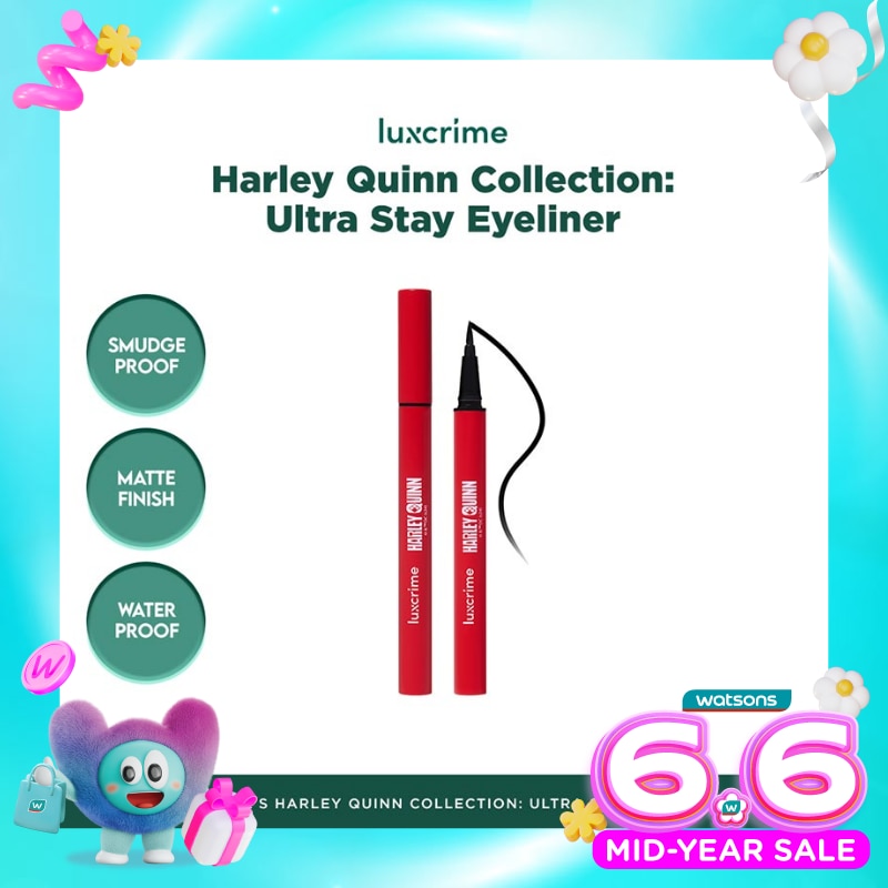 Luxcrime Harley Quinn Ultra Stay Eyeliner Midnight 0.6ml
