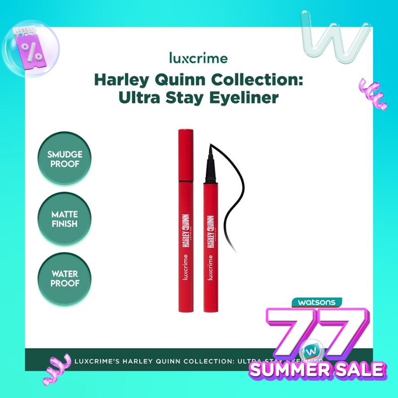 Luxcrime Harley Quinn Ultra Stay Eyeliner Midnight 0.6ml