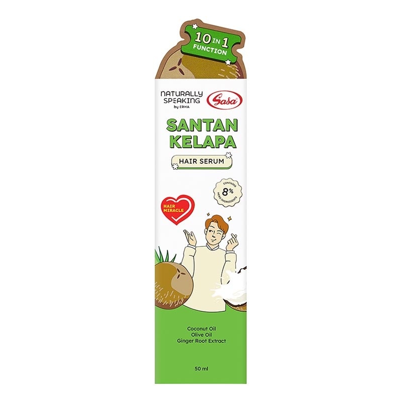 Naturally Speaking x SASA Santan Kelapa Hair Serum 50ml