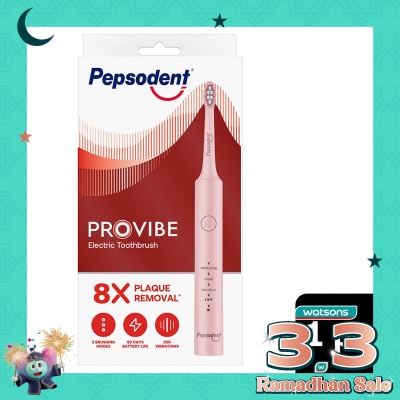 Pepsodent Pepsodent Provibe Sikat Gigi Elektric Starter Kit Pink
