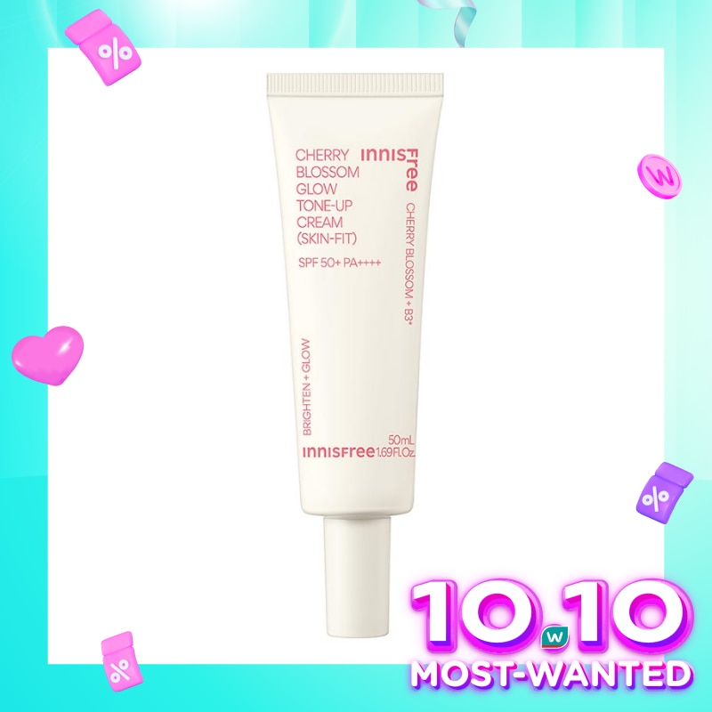 Innisfree Innisfree Cherry Blossom Glow Tone Up Cream Skin Fit SPF50+ PA++++ 50ml