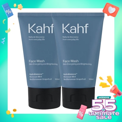 KAHF Kahf Twin Pack Face Wash Skin Energizing and Brightening 100ml
