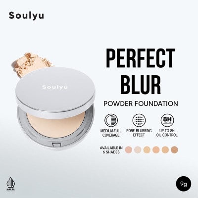 SOULYU Perfect Blur Powder Foundation 04 Ivory 9g image