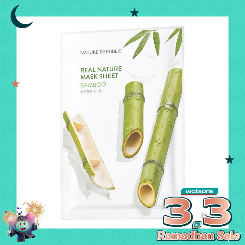 Nature Republic Real Nature Bamboo Mask Sheet 23ml