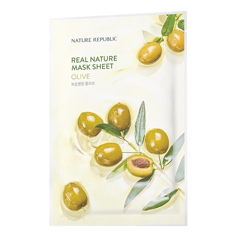 Nature Republic Real Nature Olive Mask Sheet 23ml