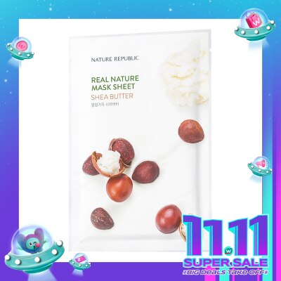 NATURE REPUBLIC Nature Republic Real Nature Shea Butter Mask Sheet 23ml